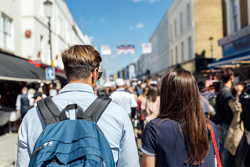 Couple routard à Londres Couple routard à Londres