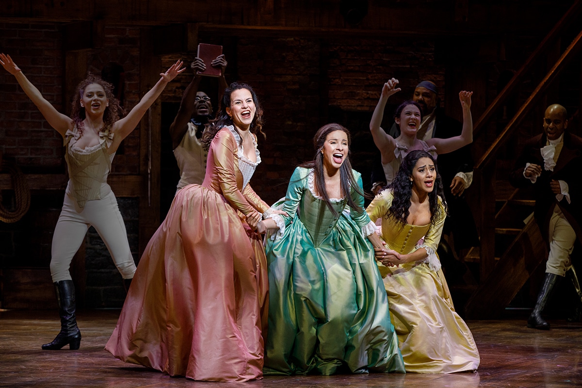 Comédie musicale Hamilton Mandy Gonzalez Lexi Lawson Joanna Jones à Broadway